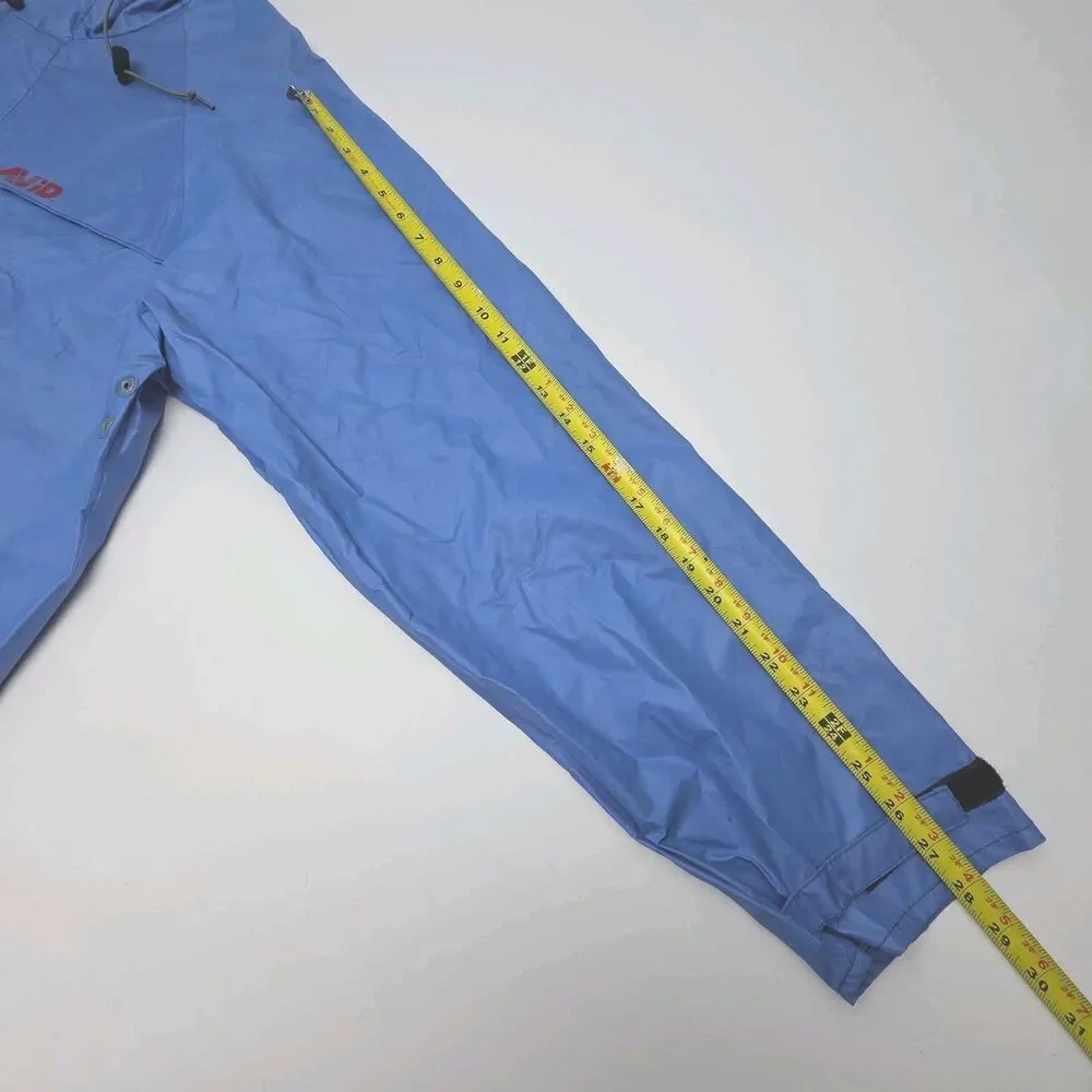 Avid Foul Weather Gear Jacket Blue Men Sz XXL 2XL Rain Coat Fishing Boat
